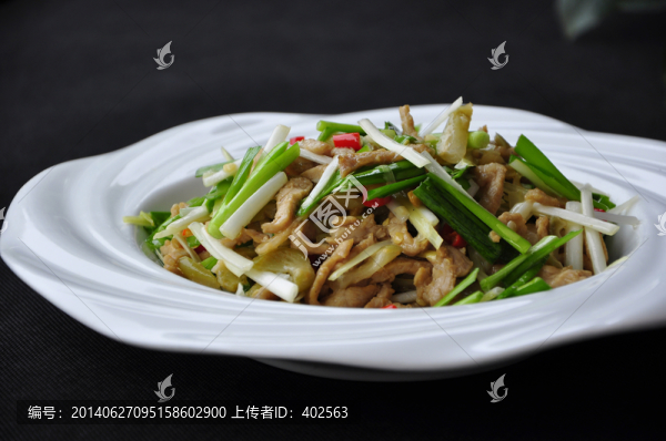 雙韭炒肉絲