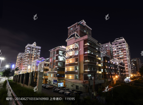 住宅夜景
