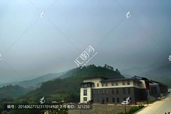 泰山腳下仿古建筑商業(yè)街