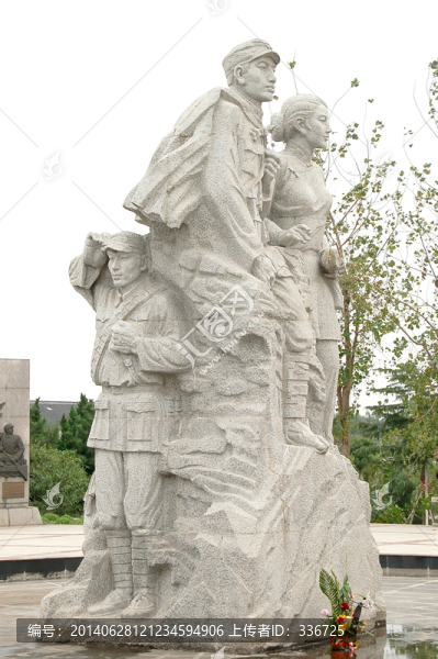 沙家浜軍民魚水情主體群雕