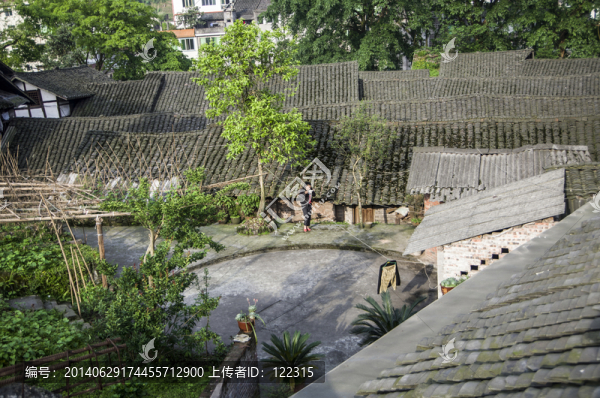 宜賓龍華古鎮(zhèn),瓦房