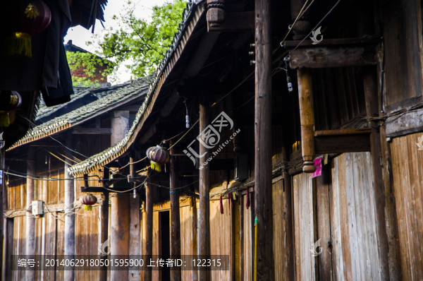 宜賓龍華古鎮(zhèn),房檐