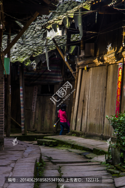 四川宜賓龍華古鎮(zhèn),古街住戶