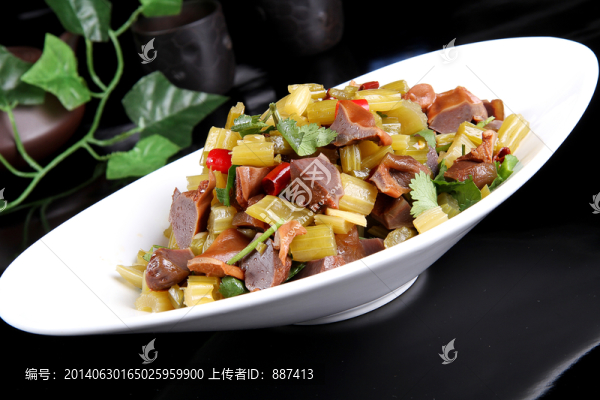 漿水菜拌鴨胗