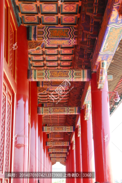 天安門(mén)廊柱