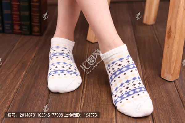 女襪模特