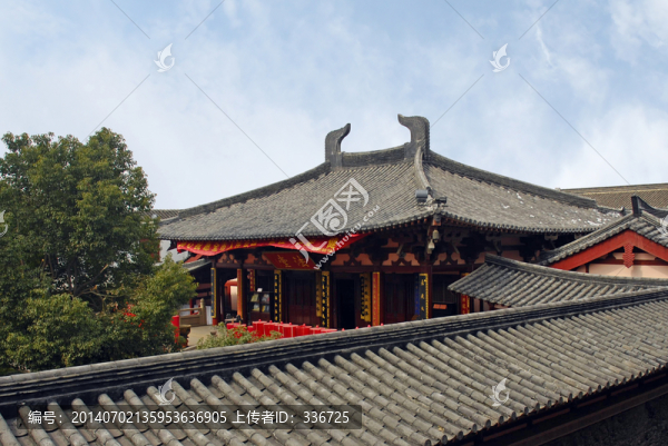 寒山寺大雄寶殿俯瞰