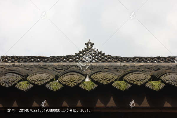 洛帶古鎮(zhèn)之屋檐