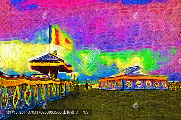 黃龍九寨色彩畫