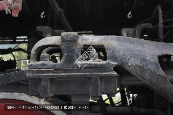 蒸汽火車頭局部