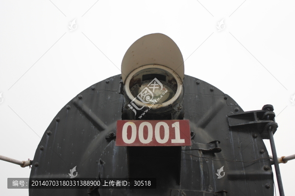 蒸汽火車頭局部