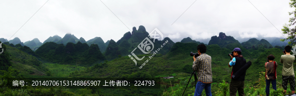 眺望萬峰山