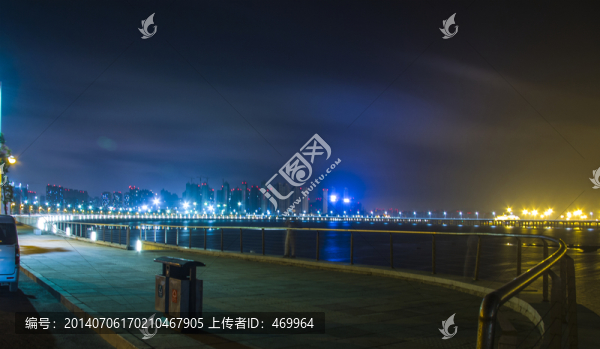 開發(fā)區(qū),夜景,遼寧,大連,燈