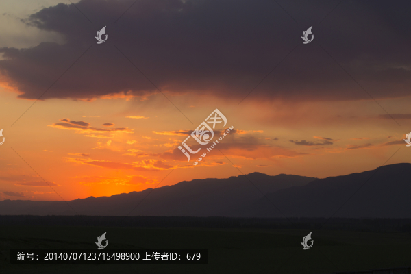 夕陽(yáng),霞光,黃昏