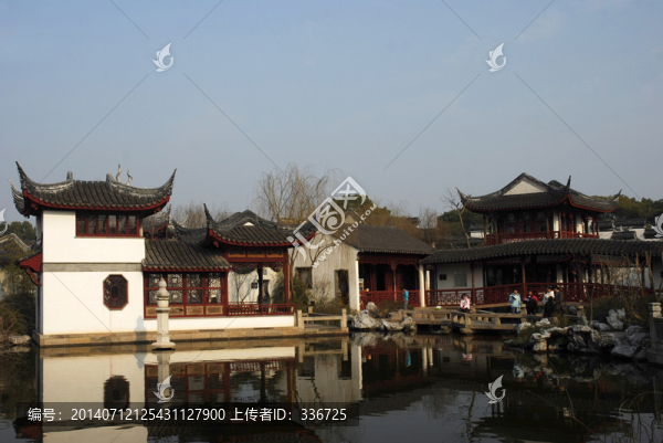 珍珠塔后花園水景