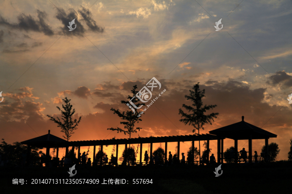 夕陽廊亭