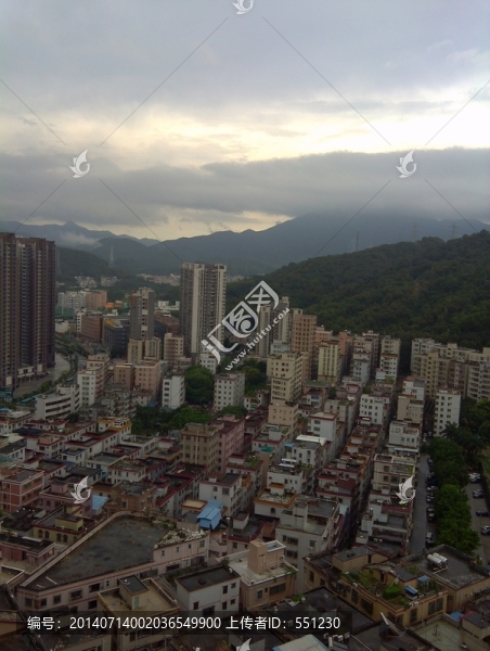 從地王大廈鳥瞰深圳
