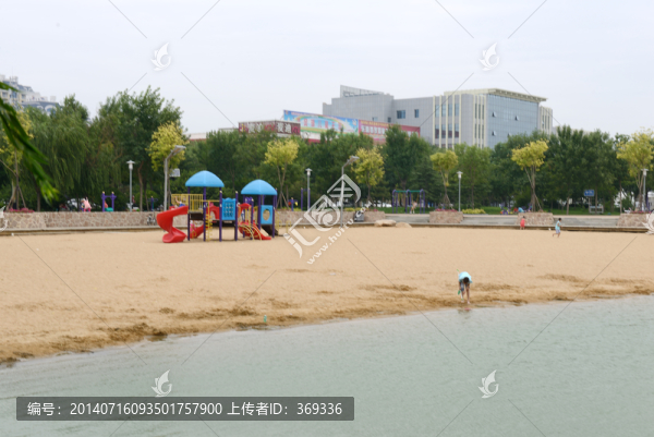 東營市清風(fēng)湖公園沙灘