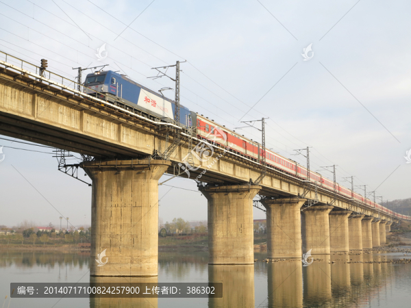 火車和鐵路橋