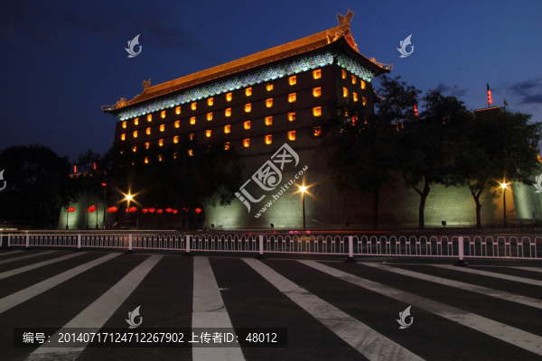 西安東門(mén)夜景