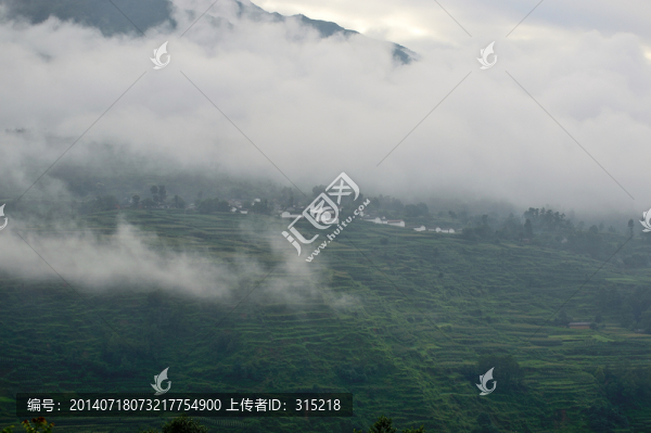 云霧,山莊