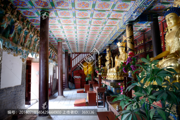 周村千佛寺千佛閣中佛像