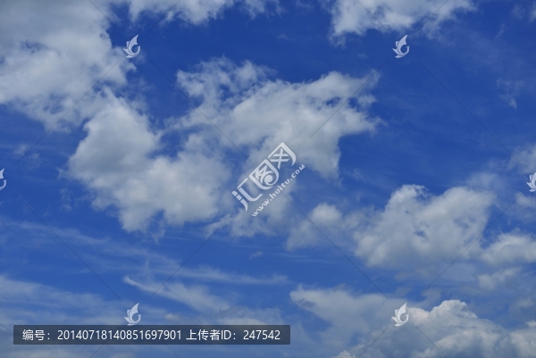 藍天白云,天空