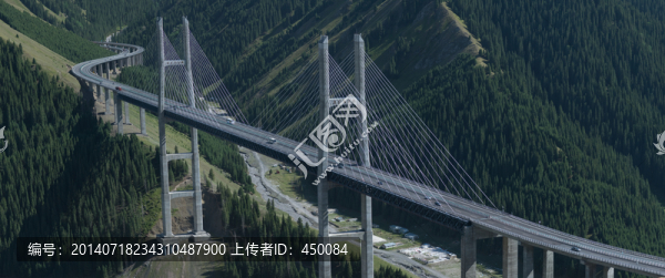 果子溝雙塔斜拉特大橋