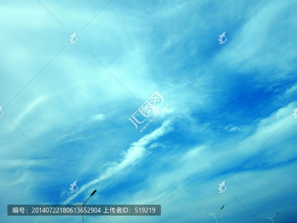 藍天白云