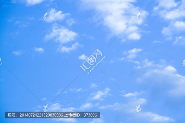 藍(lán)白云彩紋理素材