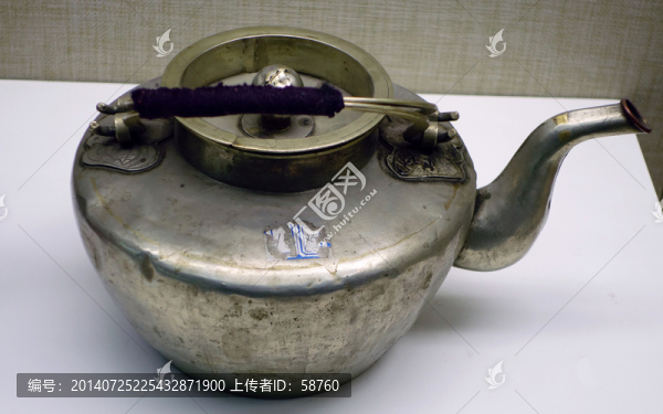 白銅茶壺