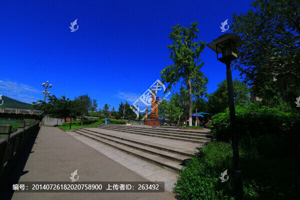 滎經(jīng),若水公園一角