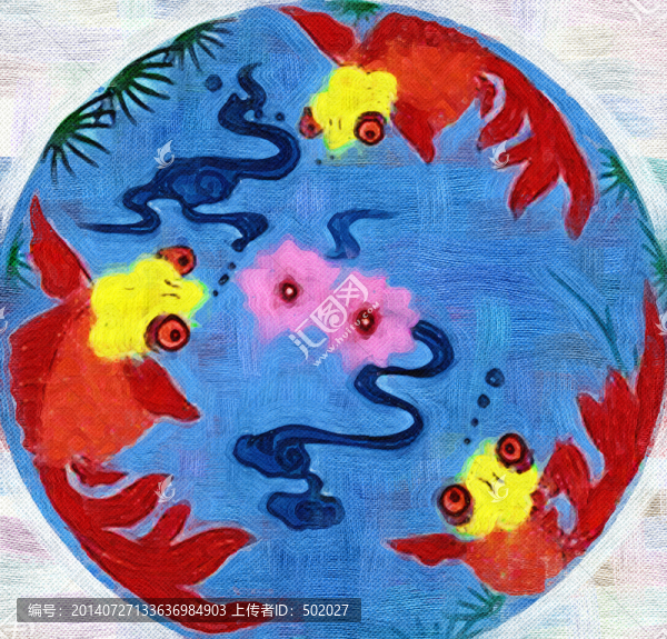 裝飾畫,魚