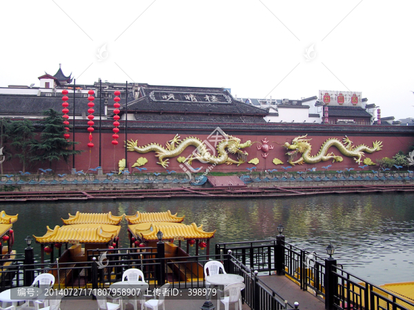南京夫子廟秦淮河