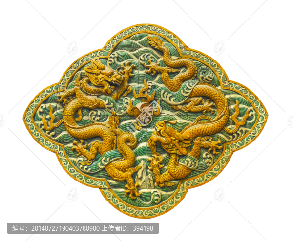 二龍戲珠雕刻