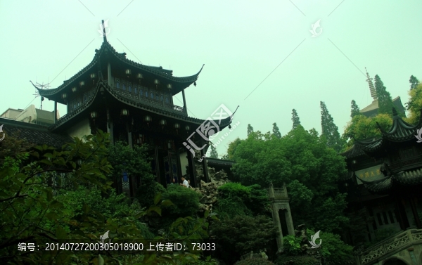 胡雪巖故居,,亭子