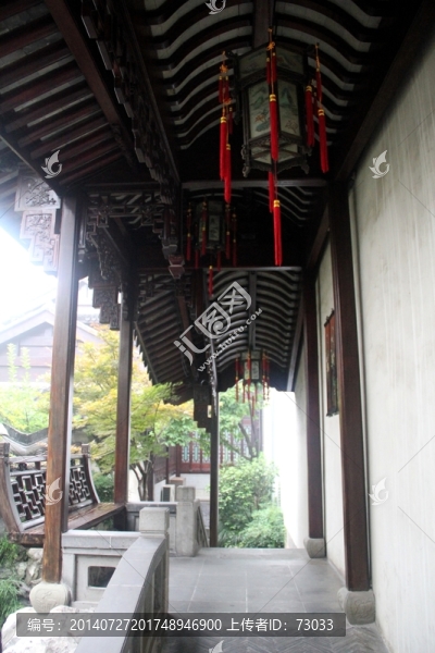 胡雪巖故居,回廊