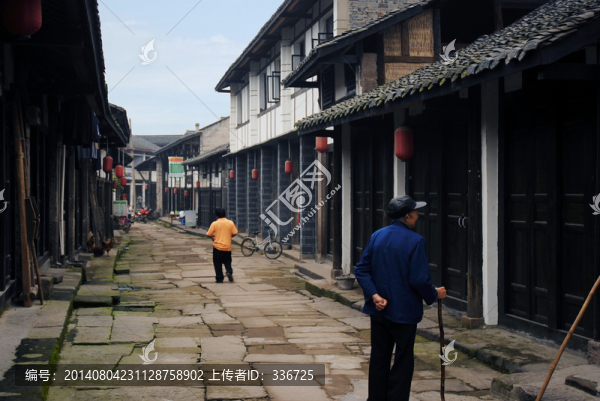 淶灘古鎮(zhèn)老街街景
