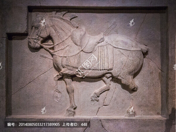 拳毛騧,昭陵六駿石刻