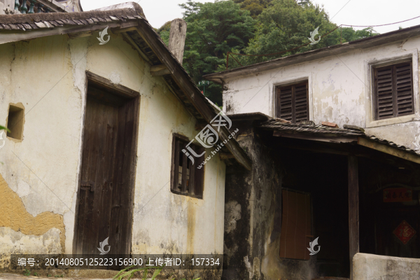 客家人古村莊房屋遺址