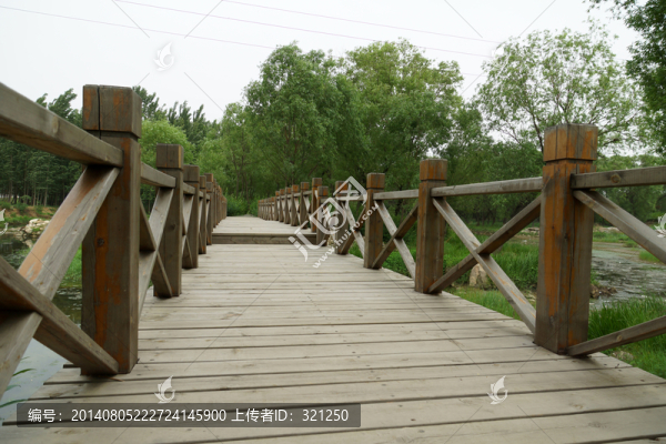 棧道,木橋