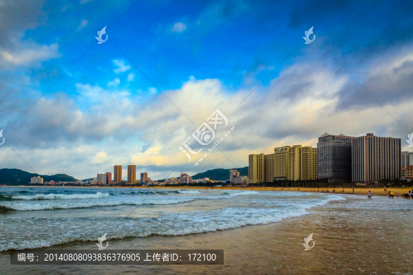 陽(yáng)江閘坡海陵島大角灣海灘