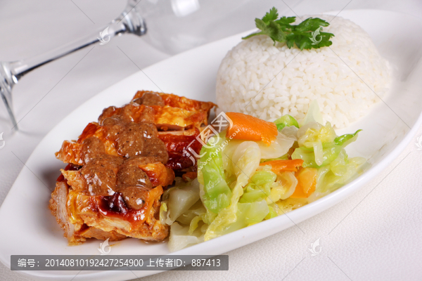 黑椒雞排飯