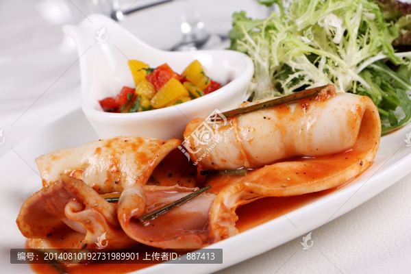 烤鮮魷