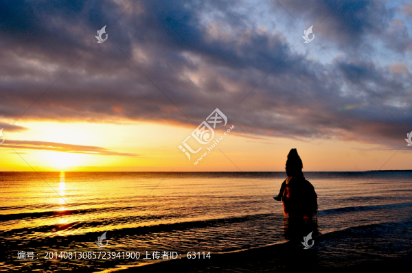 大美青海,,青海湖日出