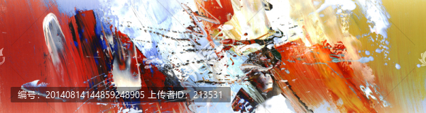 抽象,色塊,彩色,床頭畫,油畫