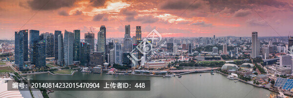 新加坡全景圖,新加坡俯瞰圖