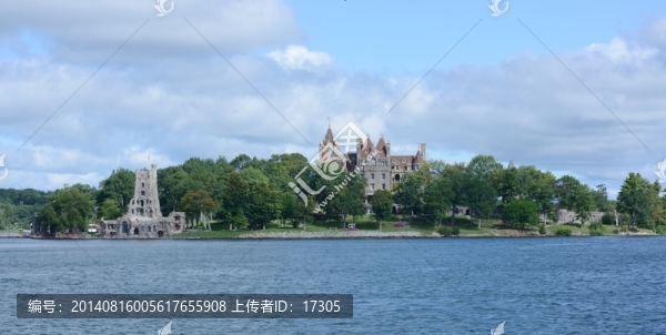 美國千島湖古堡風(fēng)光