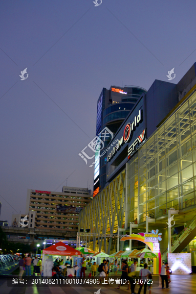 曼谷,CTW廣場夜景