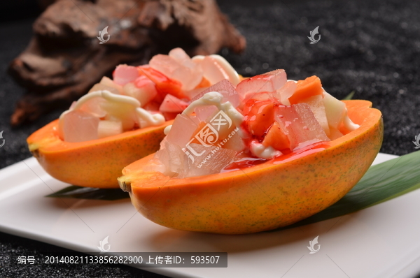 木瓜蘆薈沙拉